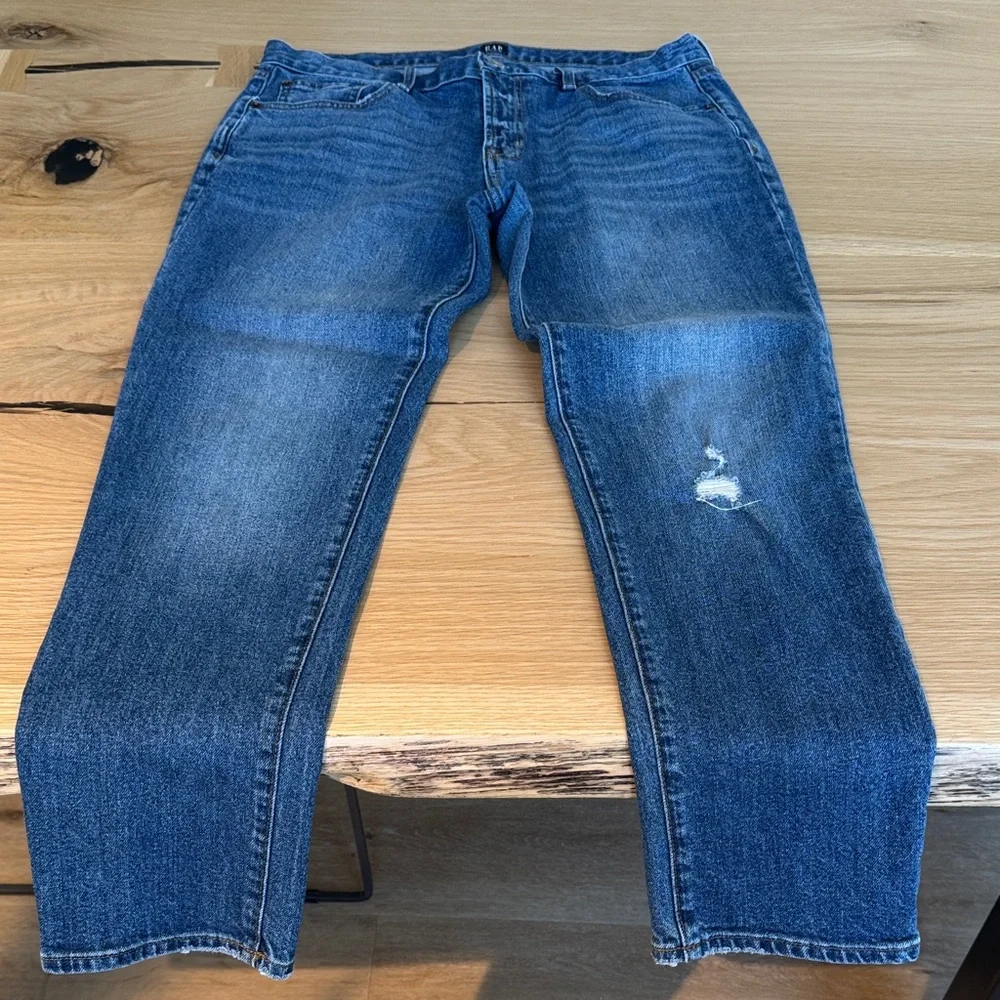 GAP Best Girlfriend  Jeans - Blue, 28 - Picture 3 of 6